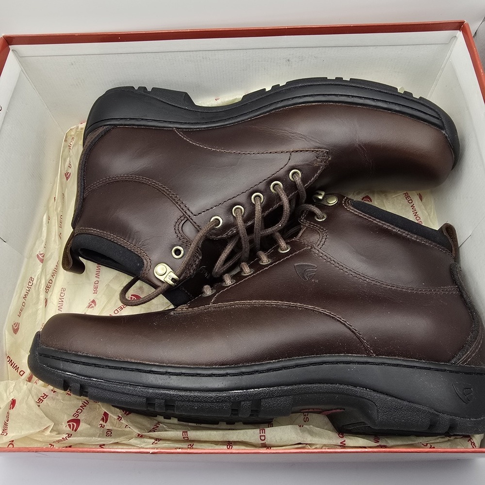 Red Wing Bayport 4601 Men's Brown Leather Chukka Boots Size 9D Lace Up Comfort - Picture 12 of 14